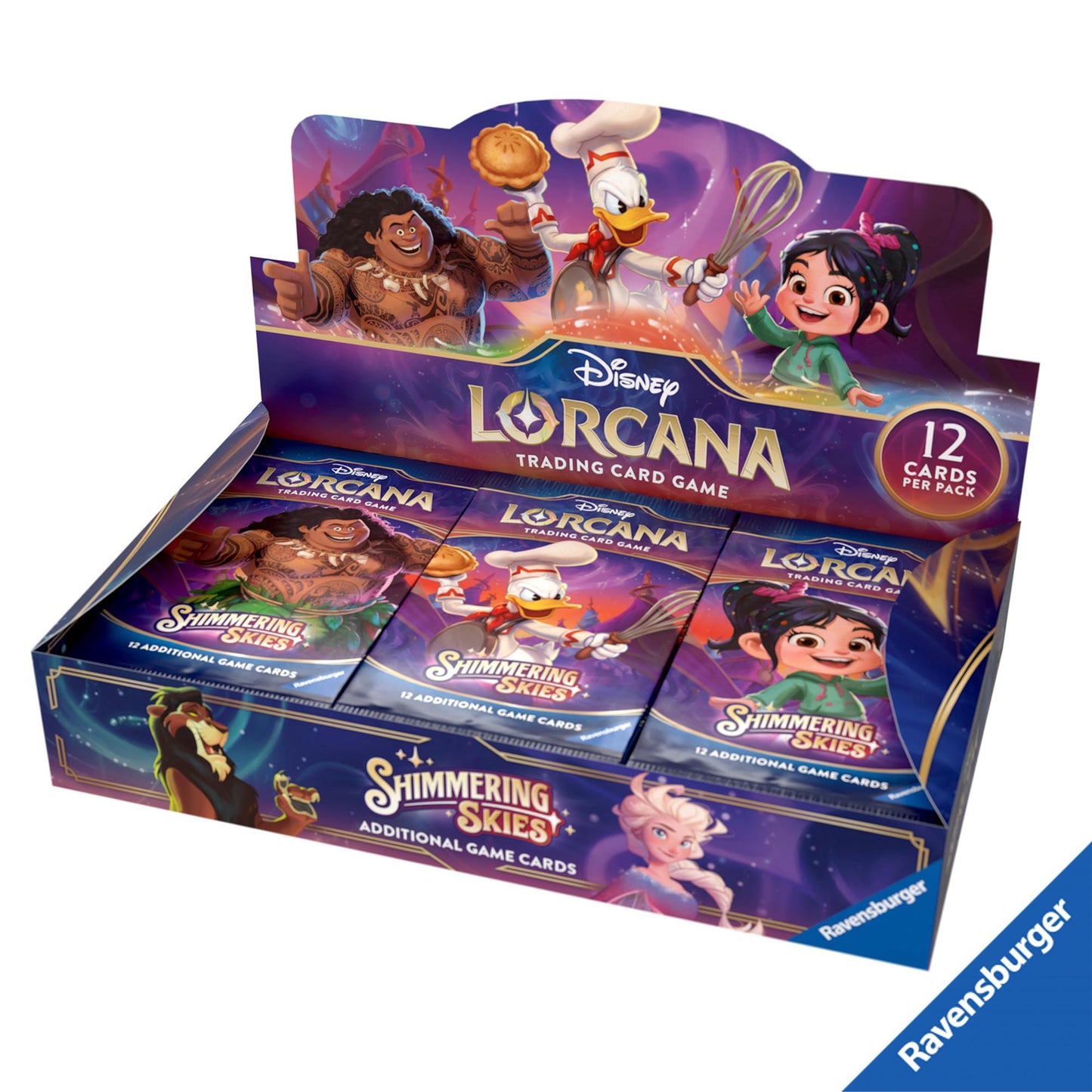 Disney Lorcana TCG: Shimmering Skies Booster Pack Display - 24 Count