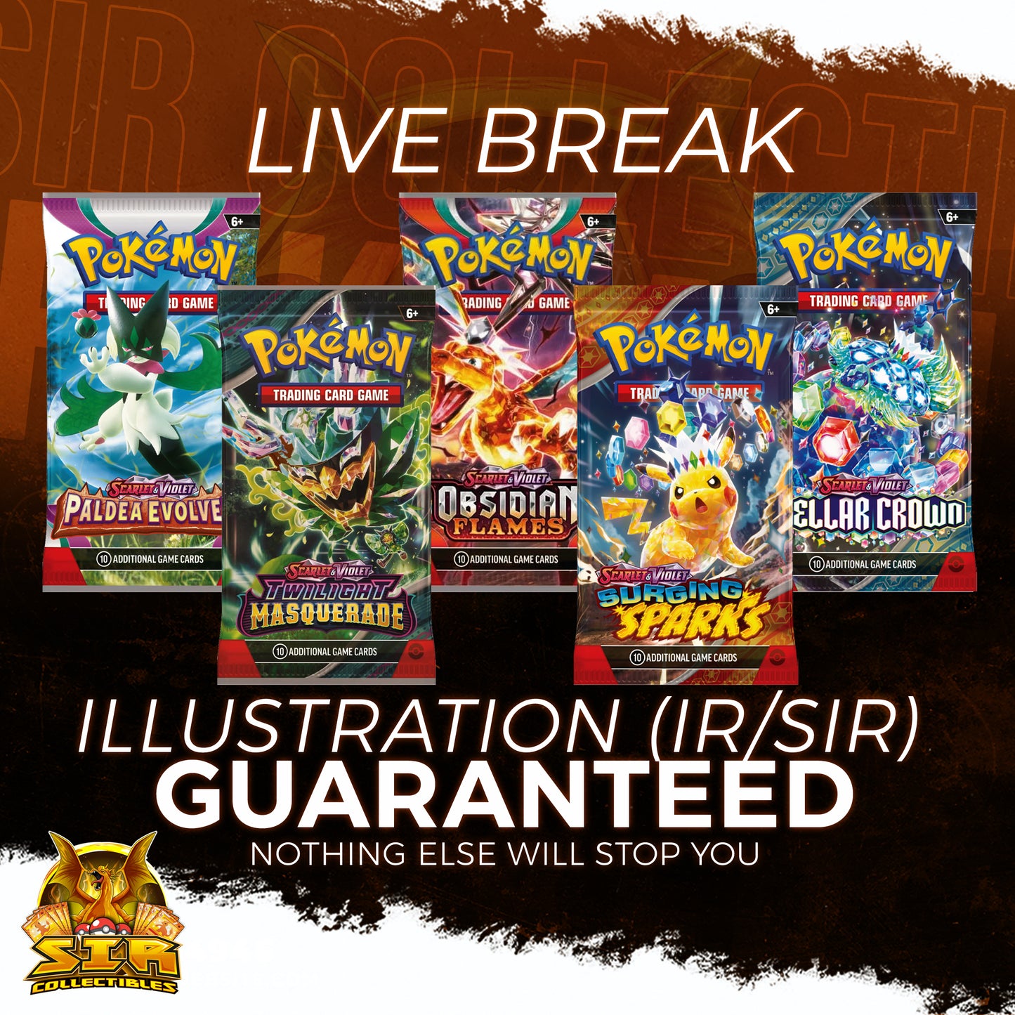 Pokemon TCG Illustration Guaranteed! (IR/SIR)