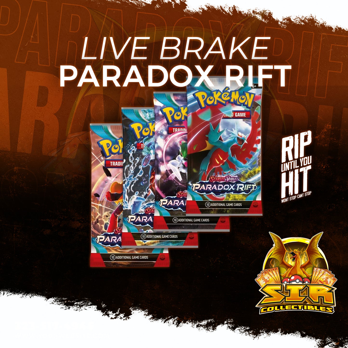 Pokemon TCG Paradox Rift Booster Packs Live!