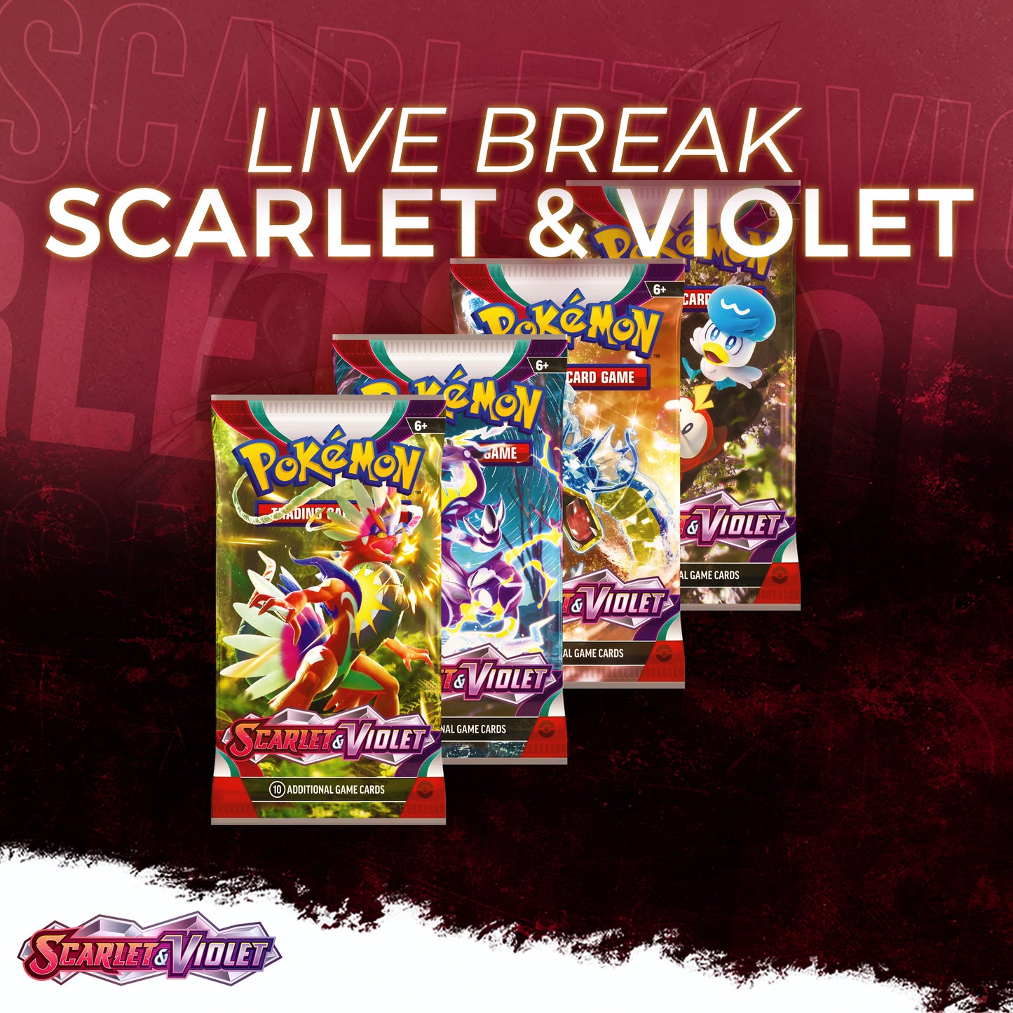 Pokemon TCG Pokemon Scarlet & Violet Booster Packs Live!