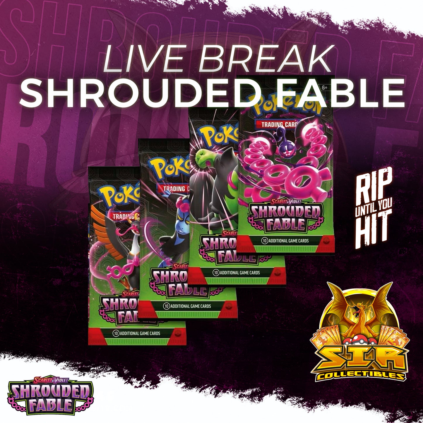 Pokemon TCG Shrouded Fable Booster Packs Live!