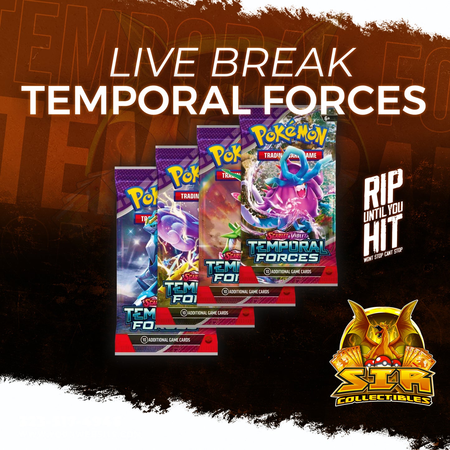 Pokemon TCG Temporal Forces Booster Packs Live!