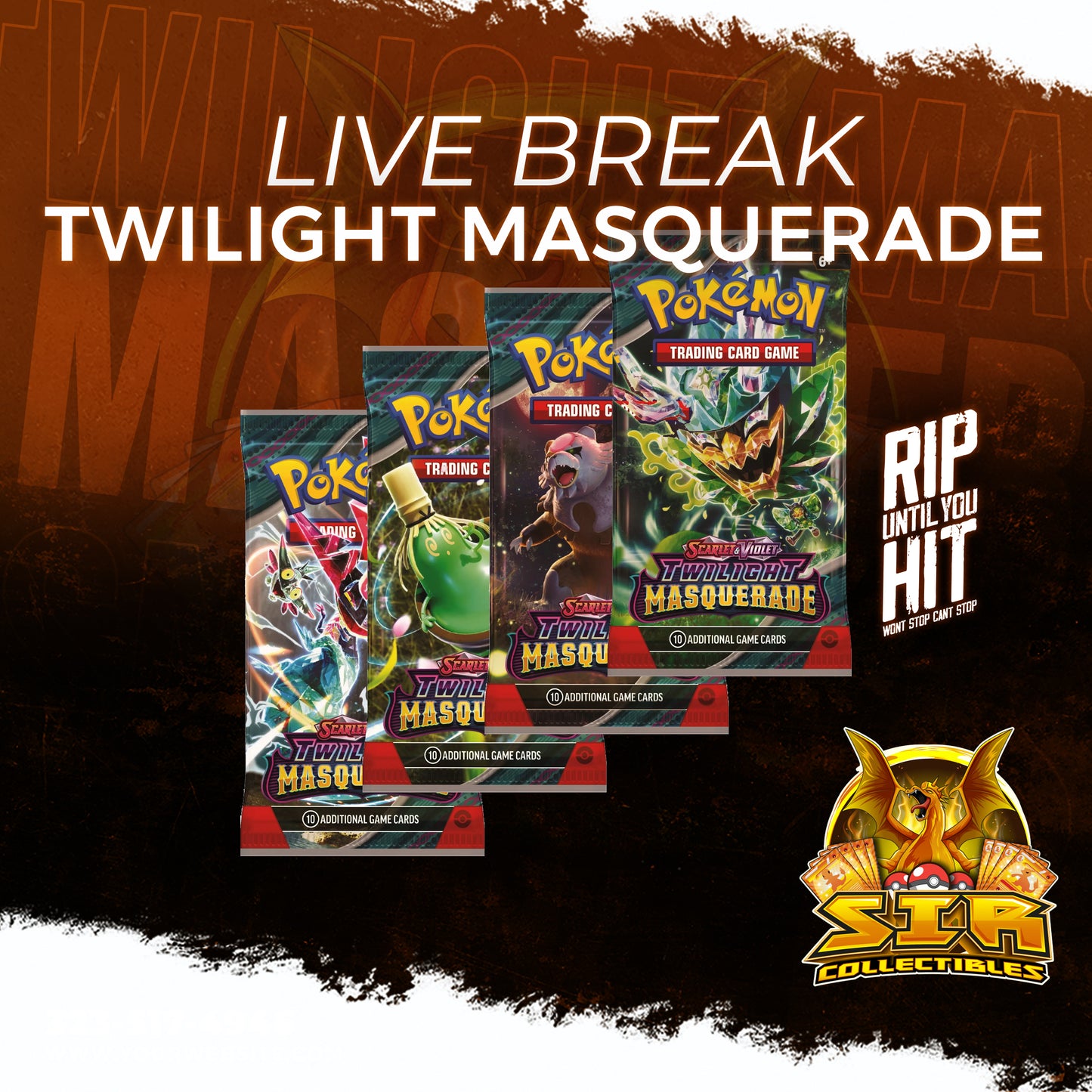 Pokemon TCG Twilight Masquerade Booster Packs Live!