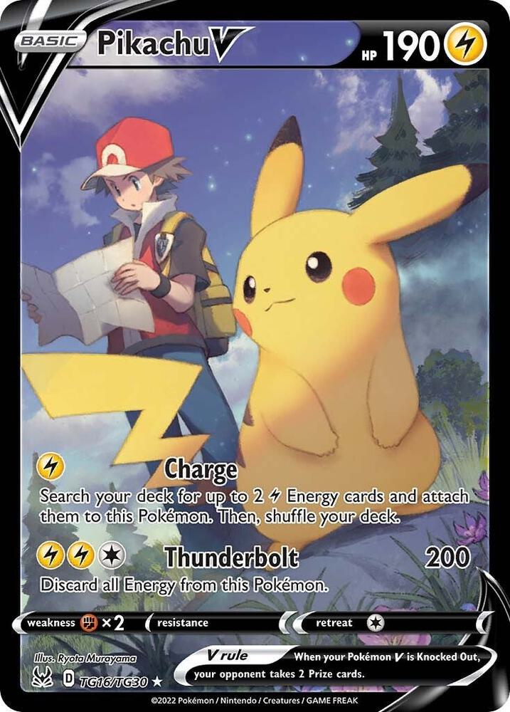 Pikachu V - SWSH11: Lost Origin Trainer Gallery (SWSH11: TG)