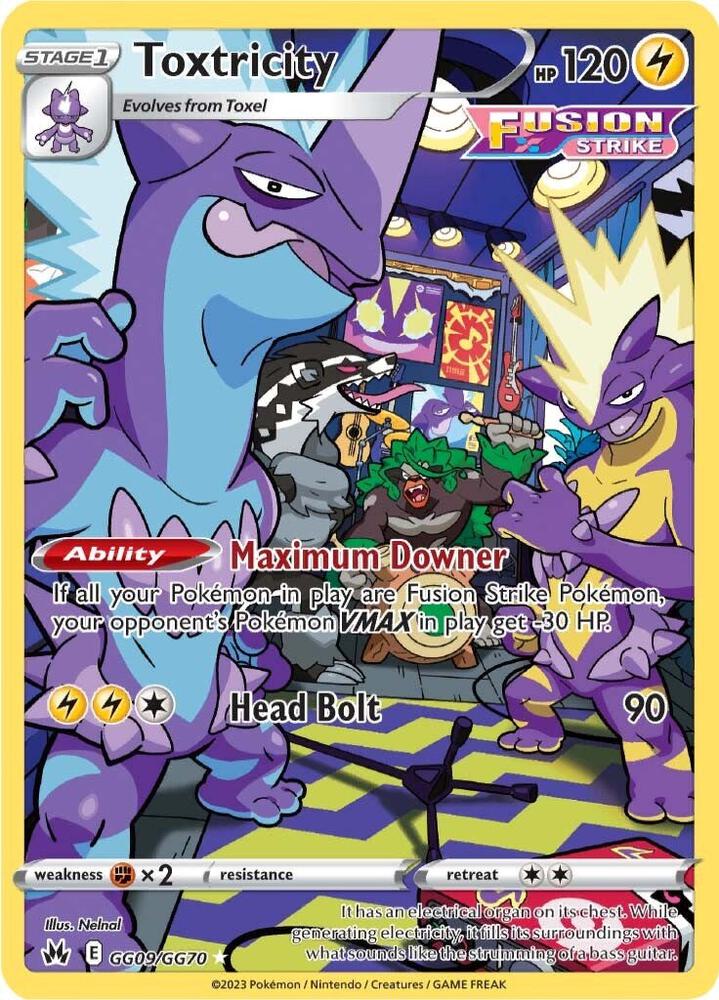 Toxtricity - SWSH: Crown Zenith: Galarian Gallery (CRZ:GG)
