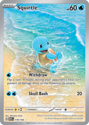 Squirtle - 170/165 - SV: Scarlet & Violet 151 (MEW)