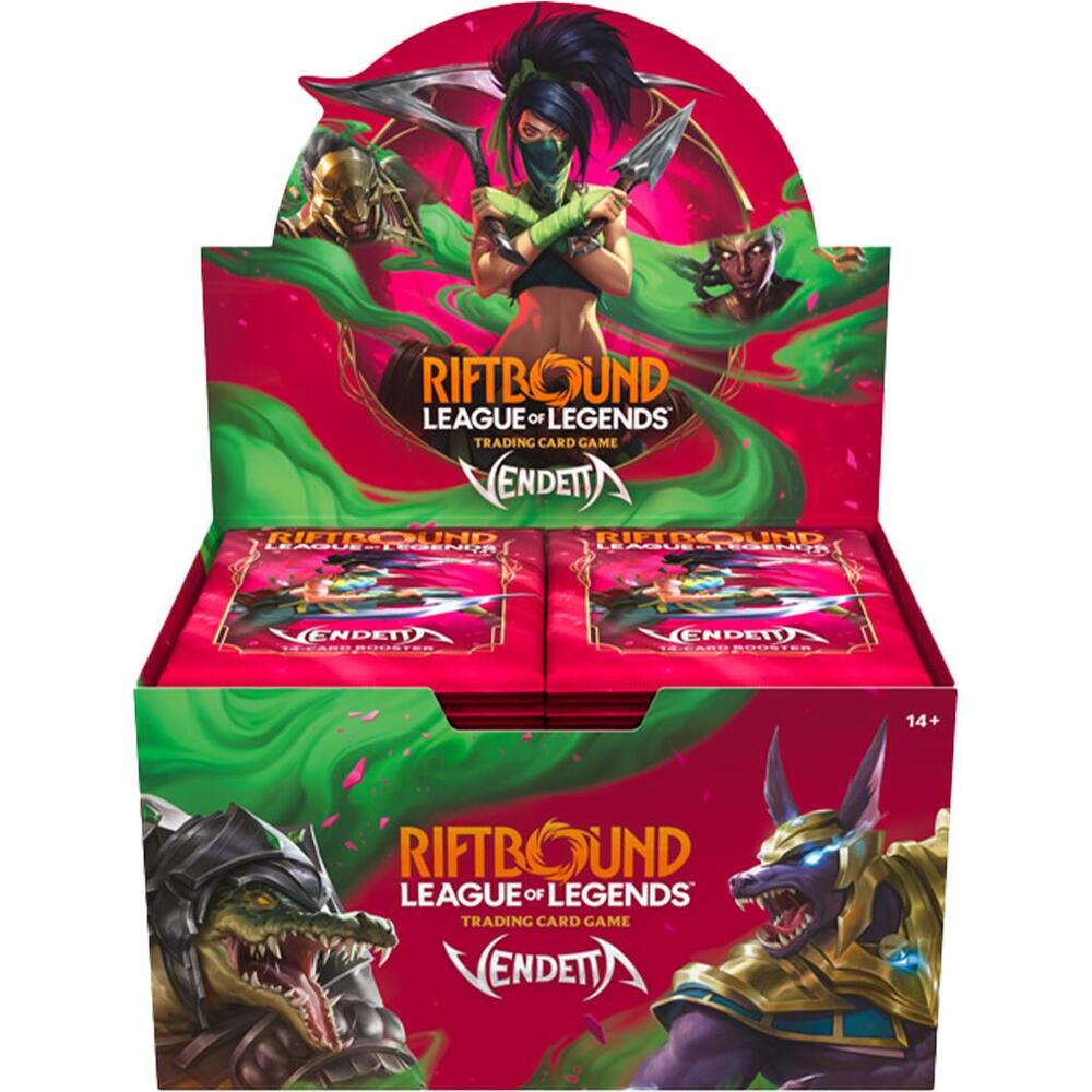 Riftbound: League of Legends Trading Card Game Cards: Vendetta Booster Display
