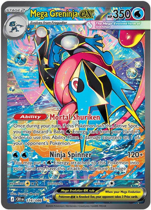 Chaos Rising : Mega Greninja ex SIR - 116/086