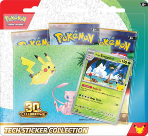 Pokemon TCG: 30th Celebration Tech Sticker Collection