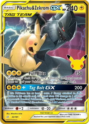 Pikachu & Zekrom GX - ME: 30th Celebration Classic Collection (30C)