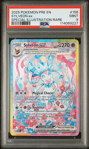 Sylveon ex - 156/131 - SV: Prismatic Evolutions PSA 9