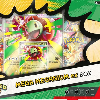 Pokemon TCG: Ascended Heroes Mega ex Box (Mega Meganium ex, or Mega Emboar ex, or Mega Feraligatr ex)