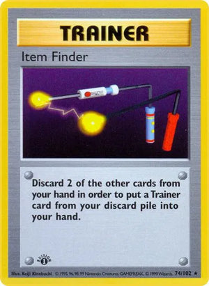 Item Finder Base Set (1st Edition & Shadowless)